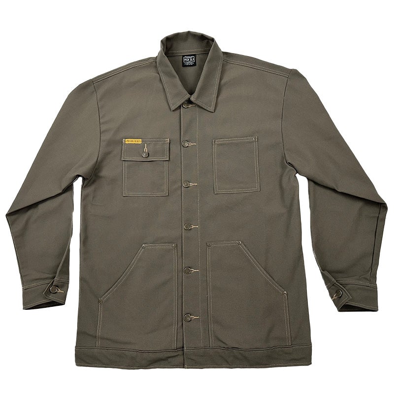 Prison Blues Yard Coat Rinsed Olive Lined | Correction Connection