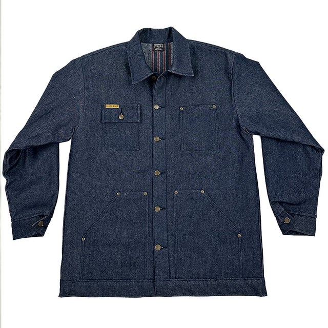 ジャケット・アウター PRISON BLUES DENIM YARD COAT BLACK Yard Coat Rinsed Black Lined