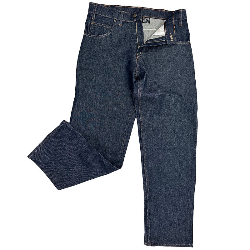 Prison Blues Work Jeans without Buttons, Rinsed Blue (7